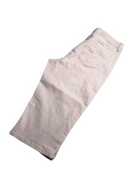 Gloria Vanderbilt Womens All Around Slimming Skimmer Capri Jeans 10 Button Hem